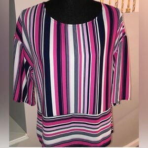 NWOT W5 Striped blouse Small